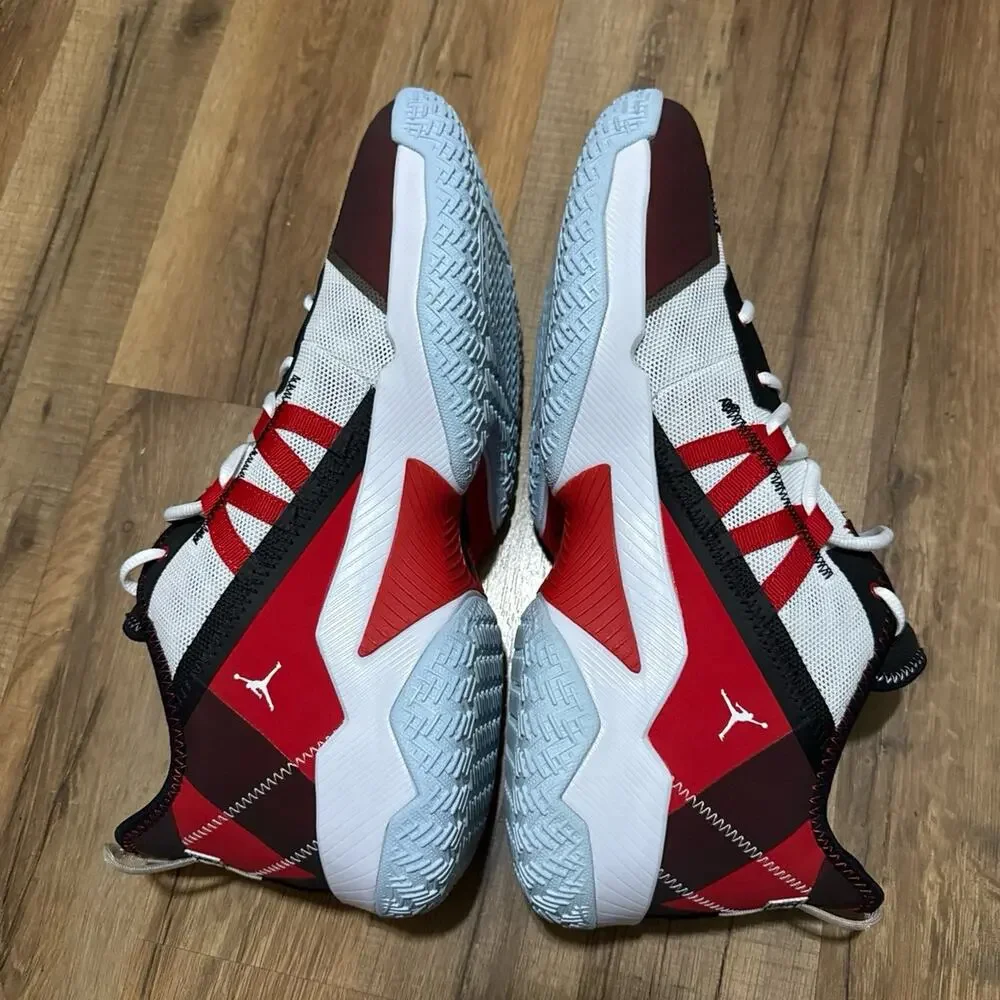 Jordan Westbrook One Take II White University Red CW3457-106 Size 15